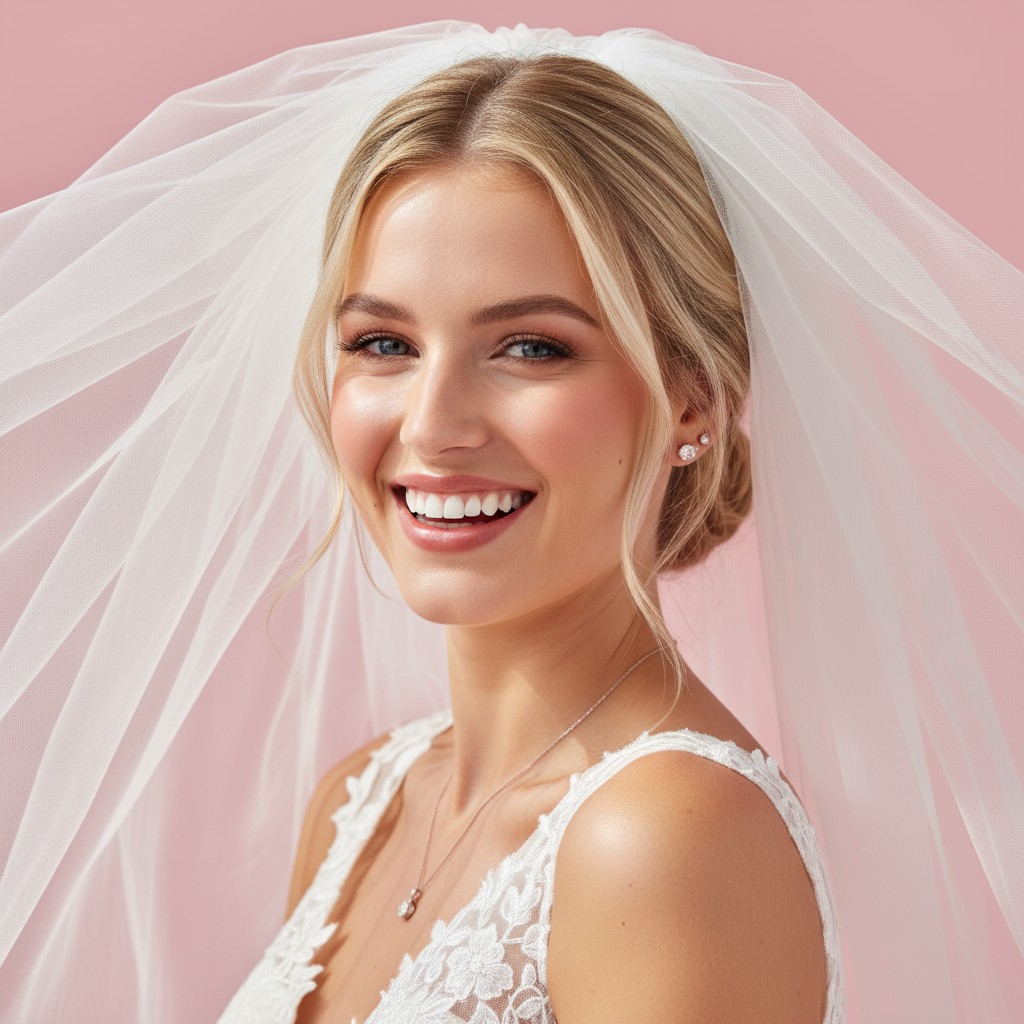 Bridal Bun with Veil Ideas